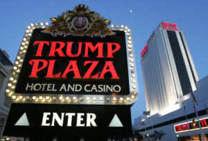 The Trump Plaza hotel and casino