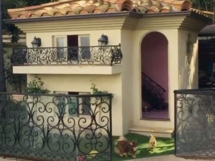 Paris Hilton’s Dog Mansion. Celebrity Homes.