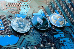 Cryptocurrency on display