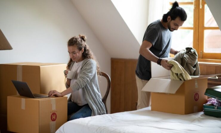 couple packing stuff before relocating for work