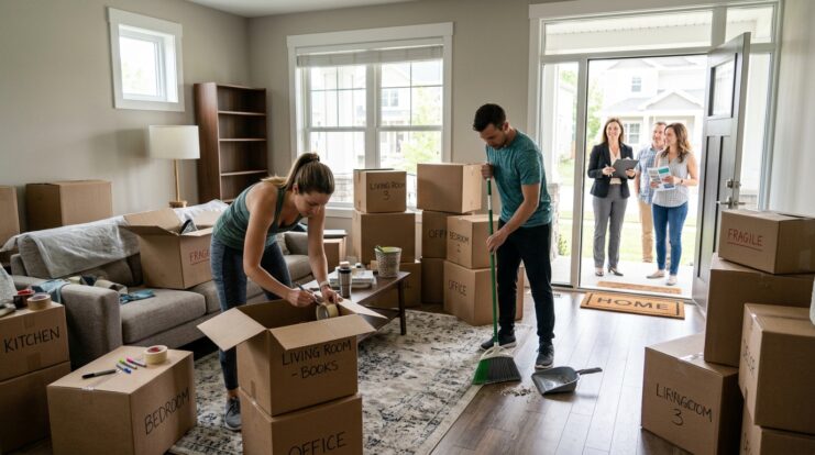 showings and moving interfering